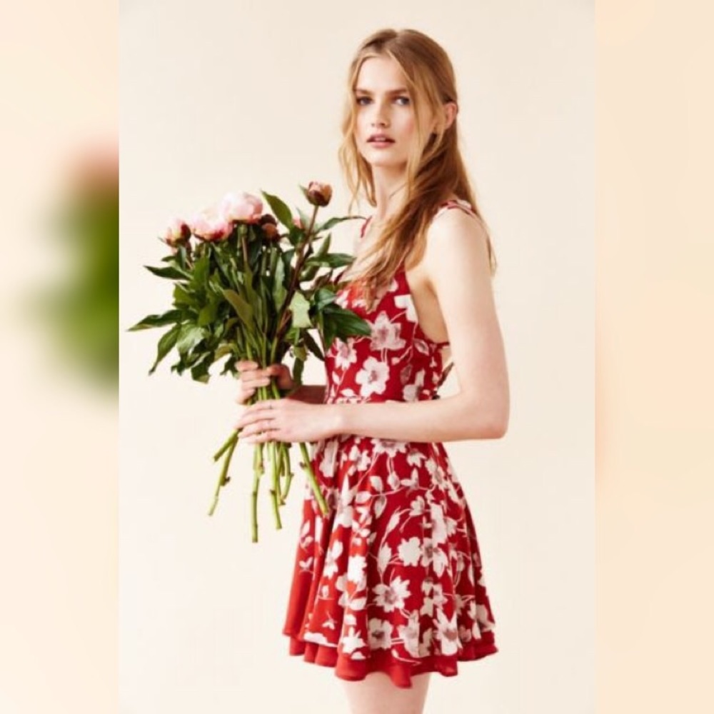 Kimchi Blue Scarlett Fit&Flare Dress (Red)
